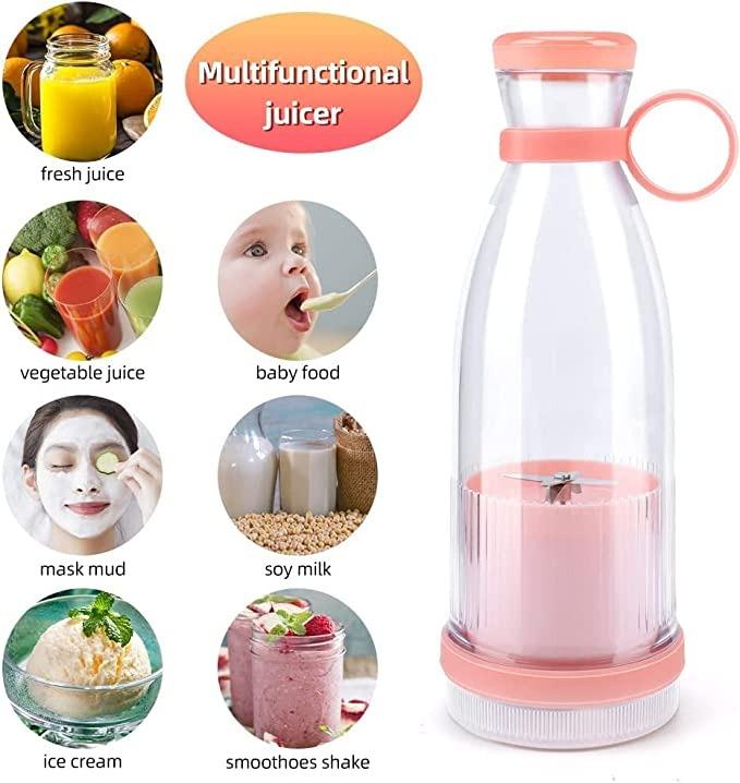 MIXEN Fresh Juice Portable Blender, 350ML Smoothie Blender Bottle, Grinder For Smoothie or Shakes